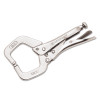 Crescent C6CCSVN Locking C-Clamp, Locking Grip Handle, 6 in L, Silver