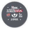 M.K. Morse 102803 Metal Devil Portable Circular Saw Blade, 1 in Arbor, 80T, 12 in dia, Aluminum