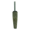 Weiler 68332 Tiger Mounted Point, 3/4 in dia x 1/4 in dia Shank x 1-1/2 in L Shank, 24 Grit, Zirconia Alumina, A1, 10 EA/BX