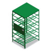 Saf-T-Cart SPC-8 Lockable Propane Rack Holds 8 33 Lb Cylinders