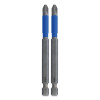 Wiha Tools 70302 TerminatorBlue Phillips Impact Bit, Size #2, 1/4 in Dr, 3.5 in L, Hex