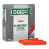 Dixon Ticonderoga 13003 Fluorescent Crayon, 5 in dia, 11/16 in L, Fluorescent Orange