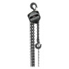 Jet 101930 S90 Series Hand Chain Hoist, 2-ton, 10 ft Lifting H, 1 Fall, 17-1/2 in Head Room, 91-3/5 lb Pull Force