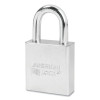 American Lock A5200GLNKA BumpStop Government Padlock 5/16" Dia x 1-1/8" L x 1-1/8" W Pin Tumbler Silver Keyed Alike Single