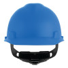 MSA 10203082 V-Gard Cap-Style Hard Hat with Fas-Trac III Suspension, Matte, Blue