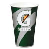 Gatorade 50148SM-22 Logo Cup, 12 oz, White/Green/Orange, PROMO