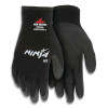 MCR Safety N9690XL Ninja Ice HPT Palm/Fingertip Coated Insulated Work Gloves, X-Large, Black