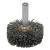 Weiler 17604 Model CFX-1-1/2 Stem Mounted Wide ConFlex Brush 1-1/2 In x 1/2 In 0.0118 In Steel 20000 RPM