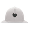MSA 10110829 Topgard Full Brim Hard Hat with 4-Point Ratchet Non-Vented White