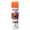 Rust-Oleum 203027V Industrial Choice M1600/M1800 System Precision-Line Inverted Marking Paint, 17 oz, Fluorescent Orange, M1600 Solvent-Based