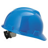 MSA 475359 V-Gard Slotted Hard Hat Cap Blue with Fas-Trac III Suspension