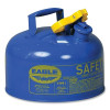 Eagle UI20SB Type I Safety Can 2 Gallon Galvanized Steel Blue Kerosene