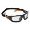 Klein Tools 60470 Professional Full-Frame Gasket Safety Glasses, Clear Lens, Polycarbonate, Anti-Fog, Anti-Scratch, Black/Orange