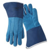 Wells Lamont 628FR Jomac Blue Terry Cloth Glove With Duck Cuff Sleeve Large Heat Resistant