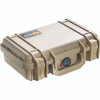 Pelican 1170000190 Protector Case, 0.12 ft, 11.64 in L x 8.34 in W x 3.78 in H, Desert Tan, with Foam