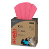 WypAll 05930 X80 Heavy-Duty Cloth, Red, 8.34 in W x 16.8 in L, 80 Sheets/BX, Pop-Up Box