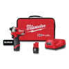 Milwaukee Tool 2551-22 M12 FUEL SURGE Hex Hydraulic Driver, Kit, 1/4 in, 12 V, 3200 RPM, with Battery, Charger, Belt Clip, Bag