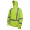 Radians RW11-3ZGR-4X RW11 Type R Class 3 Waterproof Lightweight Packable Raincoat, RipStop, Yellow w/Silver Reflective Tape, 4X-Large