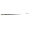 Weiler 26908 Nylox Micro-Abrasive Tube Brush, 1 in Brush L, Twisted Single Spiral, .190 in Nylon Fill