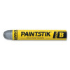 Markal 80230 Paintstik Original B Solid Paint Marker, 11/16 in dia, 4-3/4 in L, Gray