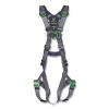 MSA 10195071 V-FIT Full-Body Harness, Back/Chest/Shoulder D-Rings, XL, QC Chest/Leg Strap Buckles, No Padding