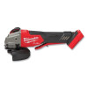 Milwaukee Tool 2888-20 M18 FUEL 4-1/2 in/5 in Variable Speed Braking Grinder, 3500/8500 rpm, Paddle Switch No-Lock