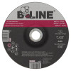 B-Line Abrasives 90903 Depressed Center Combo Wheel, 7 in dia, 1/8 in Thick, 5/8 in-11 Arbor, 30 Grit, Aluminum Oxide