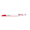 Milwaukee Tool 48005026 High Performance Bi-Metal Sawzall Blade, 9 in x 1 in, 5 TPI, 5 per Pouch