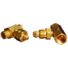 Western Enterprises T15 Manifold Coupler Tee, Coupler, 500 PSIG, Brass, POL Acetylene