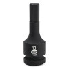 GEARWRENCH 84627 Impact Socket, 1/2 in Drive Size, 10 mm Opening Size, 6-point, Standard Length, Hex Bit
