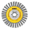 DeWalt DW49250 Wire Wheel Brushes, Carbon Stringer, 5 in dia, 5/8 in-11 TPI, 12000 RPM, 6 EA/PK