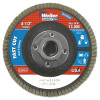 Weiler 31409 Vortec Pro Abrasive Flap Disc, Zirconium, 4-1/2 in dia, 60 Grit, 5/8 in-11 Arbor Thread, 13000 RPM