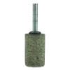 Weiler 68338 Tiger Mounted Point, 1 in dia x 1/4 in dia Shank x 1-1/2 in L Shank, 24 Grit, Zirconia Alumina, W221, 10 EA/BX
