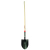 RAZOR-BACK 45520 Round Point Digging Shovel, 9.5 in W x 12 in L Blade, 48 in L North American Hardwood Straight Handle, Open-Back