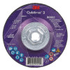 3M 7100312968 Cubitron 3 Depressed Center Grinding Wheel, 4-1/2 in dia x 1/4 in Thick x 5/8 in-11 Arbor, 36+ Grit, T27