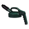 OilSafe 100503 Stumpy Spout Lid, 1 in dia, Dark Green, Engineering Plastic