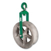 Greenlee 8018 Hook Sheave, 18 in, 8000 lb Capacity, Steel Frame, Aluminum Sheave