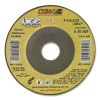 CGW Abrasives 45219 3-in-1 Cut/Grind/Finish Wheel, 4-1/2 in dia, 3/32 in Thick, 36 Grit, 13300 RPM