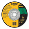 DeWalt DW4552 Type 27 Depressed Center Wheel, 4-1/2 in, 5/8 in-11 TPI, 24 Grit, Silicone Carbide, 1/8 in Thick