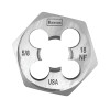 Irwin Hanson 6854 Hexagon Machine Screw Die HCS 5/8-18 NF 1-7/16 In Hex