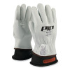PIP 148-1000/10 Drivers Style Leather Protector Gloves, Size 11, Top Grain Goatskin, Natural