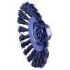 Weiler 13476 Model BVK Knot Wire Bevel Brush 4-1/2 In x 3/8 In 0.020 In Steel 5/8 In 11 12500 RPM