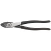 Klein Tools 1006 Crimper/Cutter, 9.75 in L, 10 AWG to 22 AWG Non-Insulated Terminals, Black Plastic-Dipped Handle