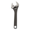 Channellock 808NW BULK 8 In Wide Jaw Adjustable Wrench Black Phosphate 1.18 In Opening