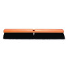 Magnolia Brush 1824LH 100% Selected Black Tampico Push Broom, 2-1/2 in L Trim x 24 in W Brush, Wood, Handle Sold Separately