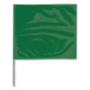 Presco 4521G Stake Flag, 4 in x 5 in, 21 in H, Green