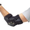 Allegro 7104 Deluxe Elbow Pads, One size, Nylon/ABS, Black