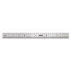 General Tools 676 Industrial Steel Rule, 6 in L, Stainless Steel, SAE