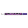 DYKEM 84019 BRITE-MARK Medium Permanent Paint Marker, Valve Action, Violet