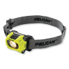 Pelican 2755CC Color Correction LED Headlamp 3-AAA High 72 Low 36 Lumens Hi-Vis Yellow